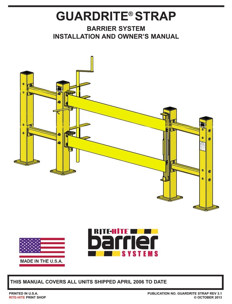 RITE-HITE GUARDRITE STRAP Installation instructions