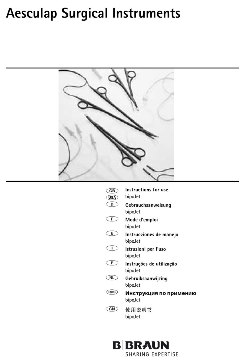 B. Braun Aesculap Surgical Instruments Instructions for use B. Braun Aesculap Surgical Instruments Instructions for use