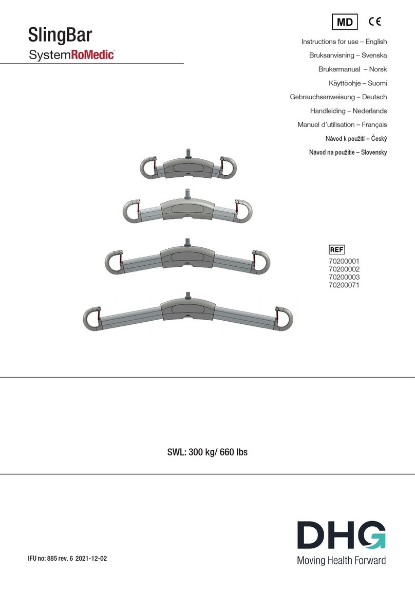 DHG SystemRoMedic SlingBar Instructions for use