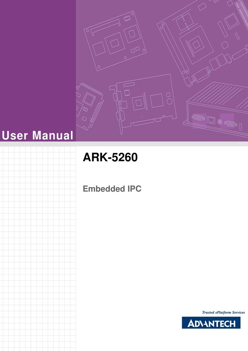 Advantech ARK-5260 User manual