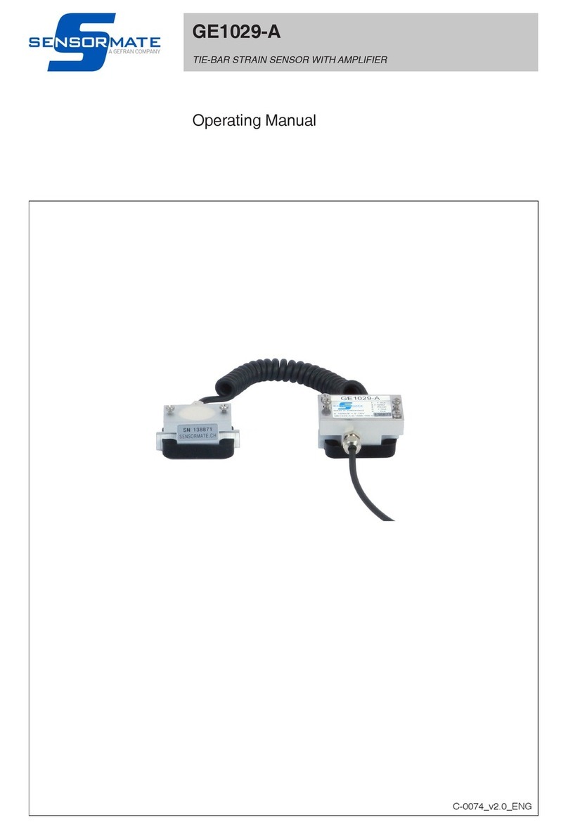 Sensormate GE1029-A operating manual