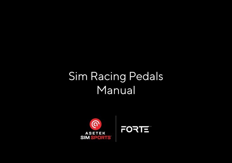 Asetek SimSports Forte P-BT-2 User manual