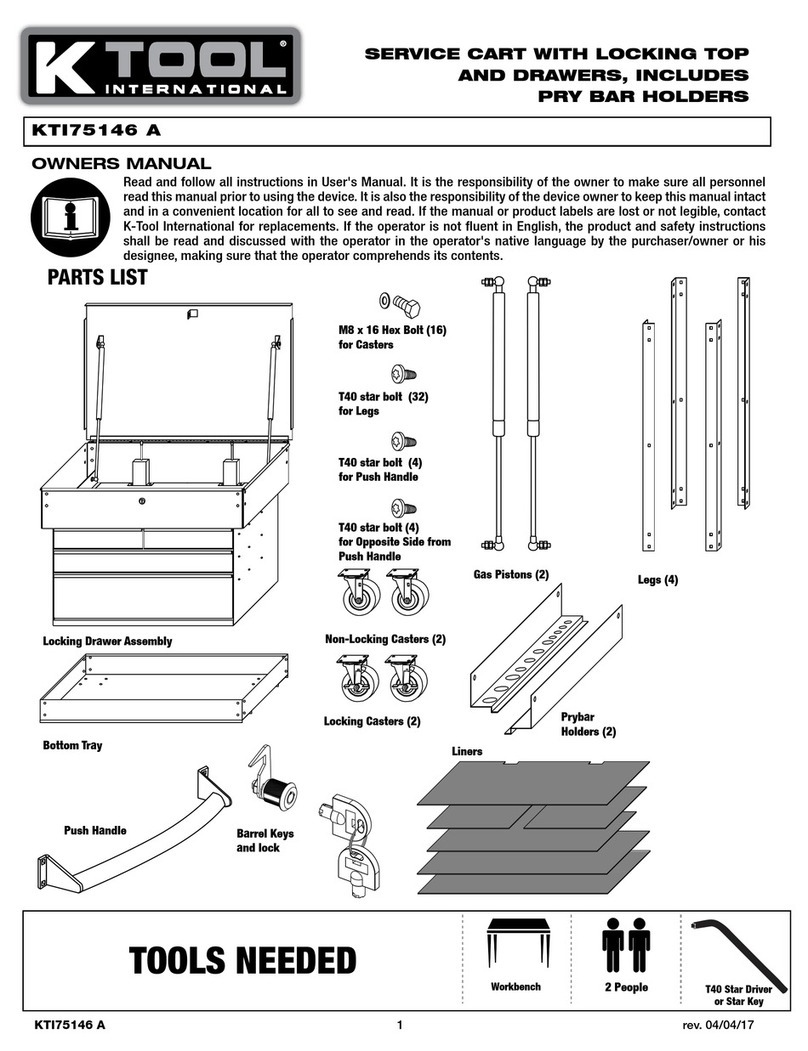 K Tool International KTI75146 A owner's manual