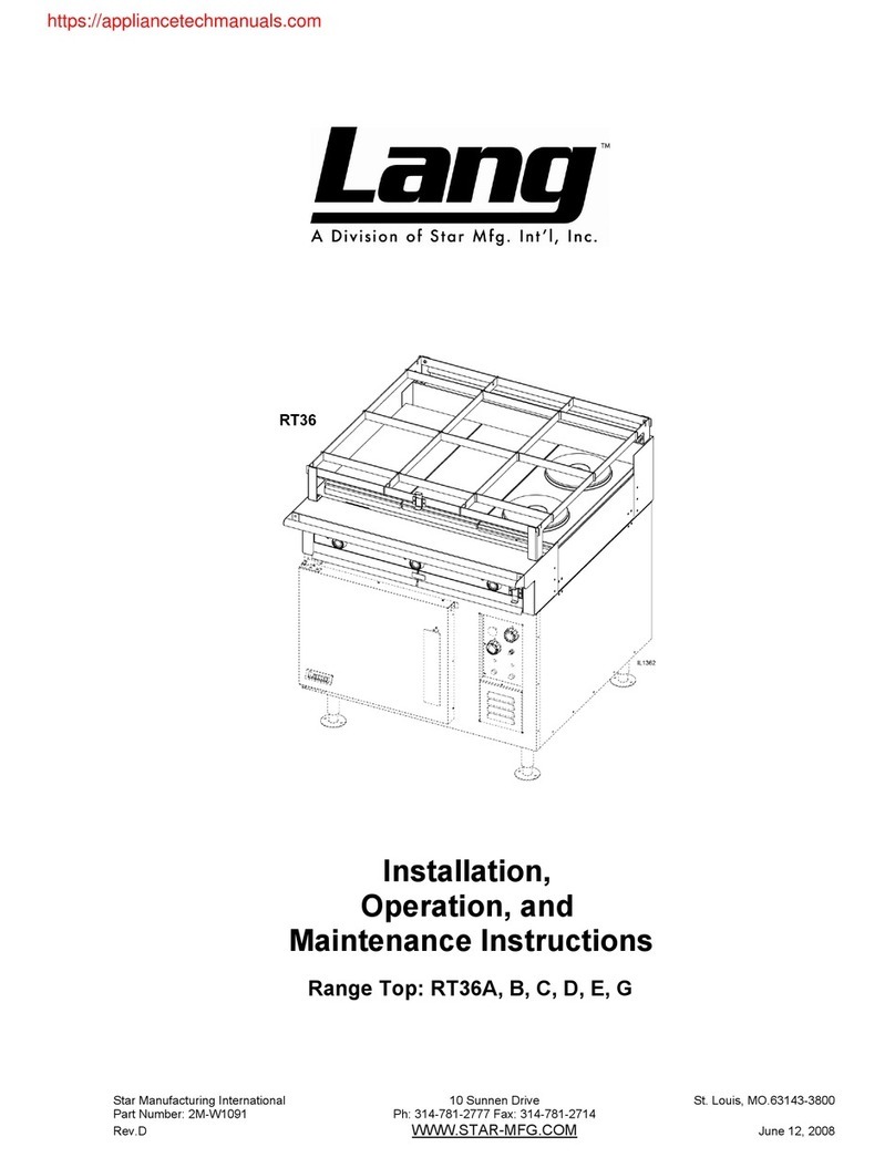 Star Lang RT36 Manual