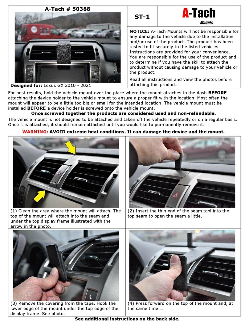 A-Tach Mounts ST-1 instructions