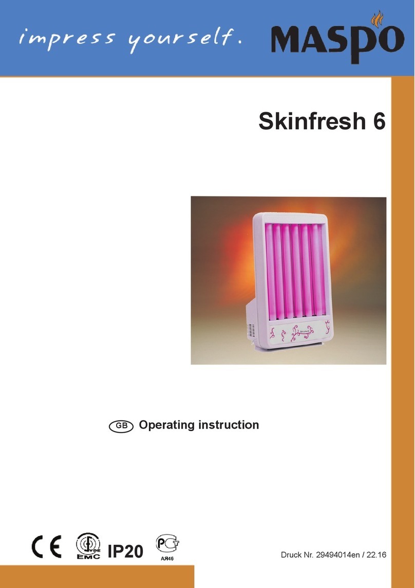 Maspo Skinfresh 6 Operating	 instruction