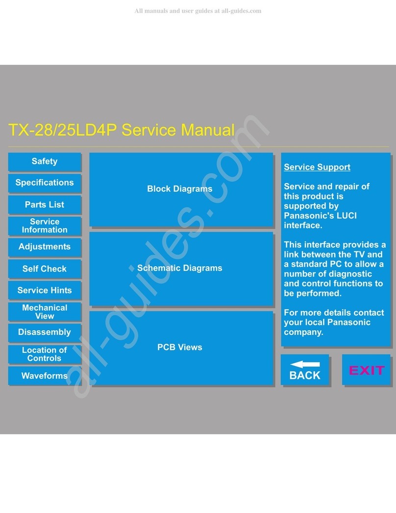 Panasonic TX-28LD4P User manual
