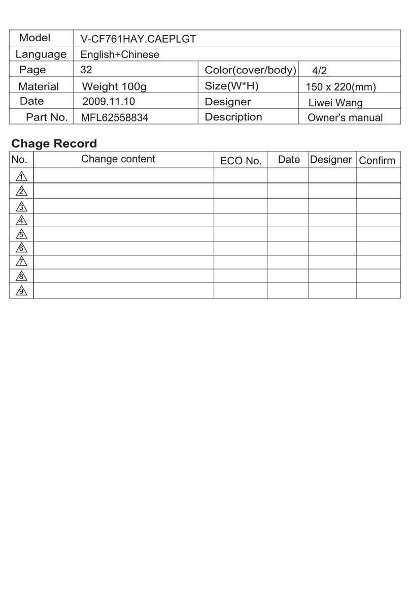 LG V-CF761HAY User manual