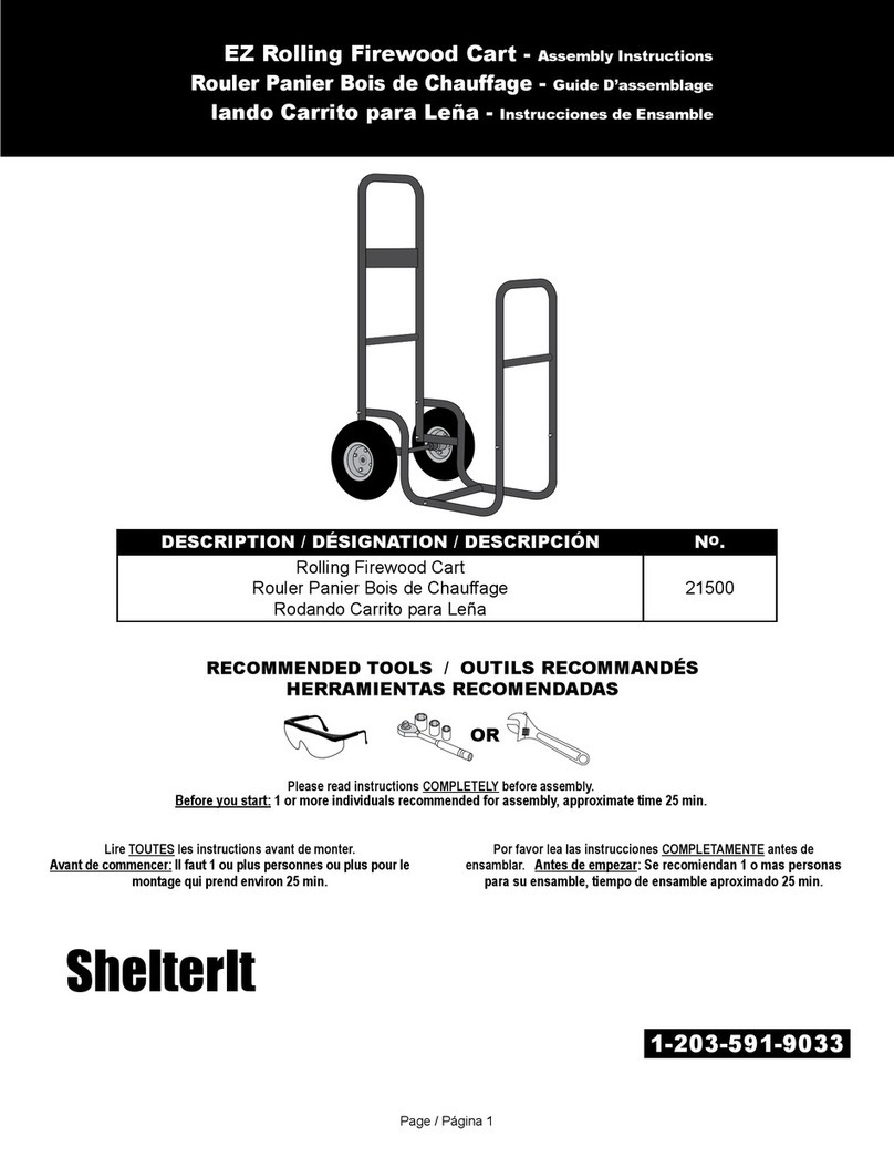 ShelterIt 21500 Assembly instructions