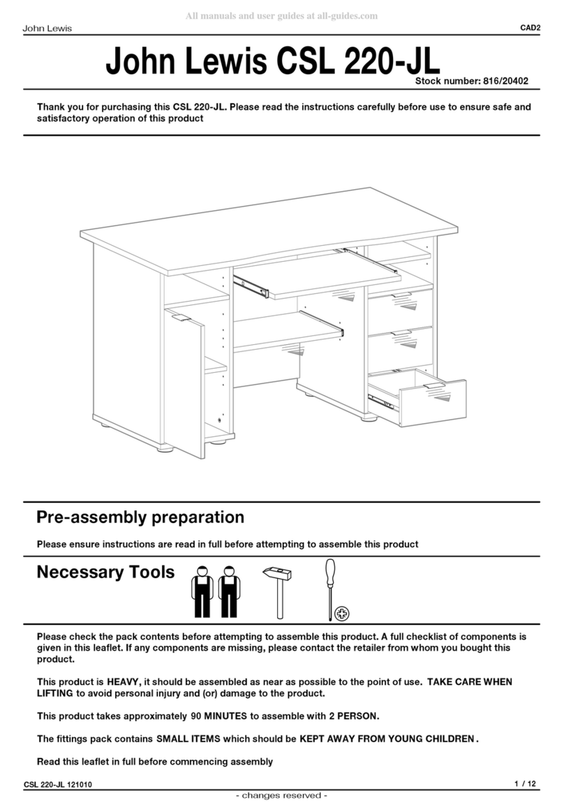 John Lewis CSL 220-JL User manual