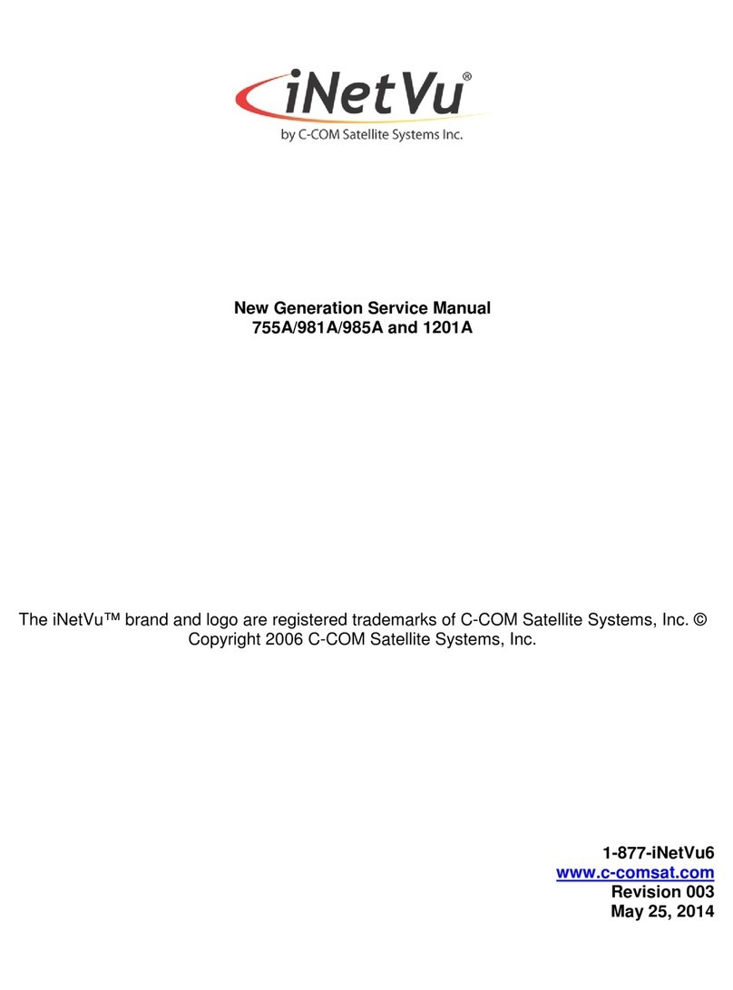 CCOM iNetVu 755A Service manual