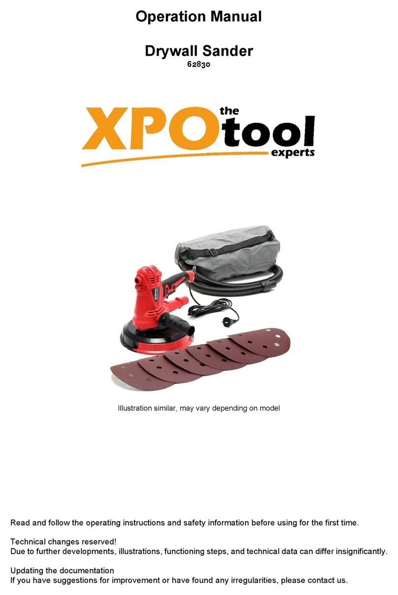 XPOtool 62830 User manual