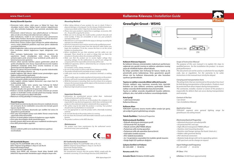Fiberli WSHG User manual