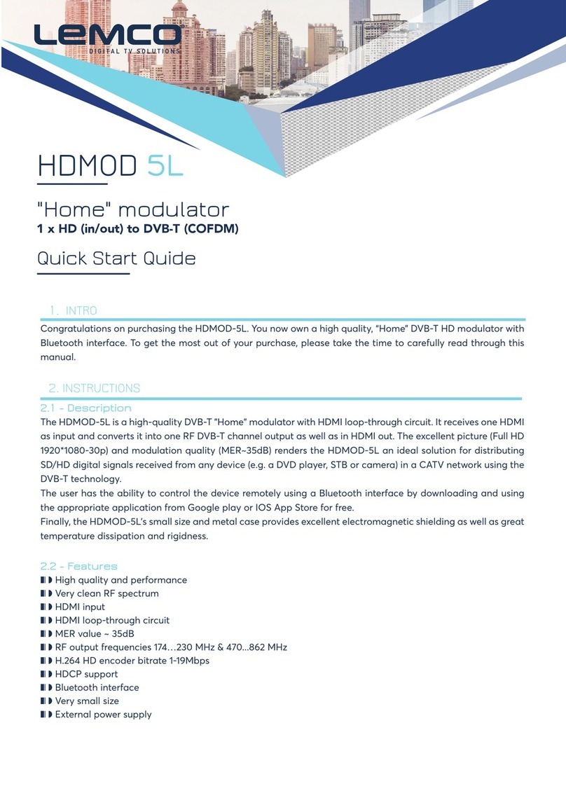 Lemco HDMOD-5L User manual