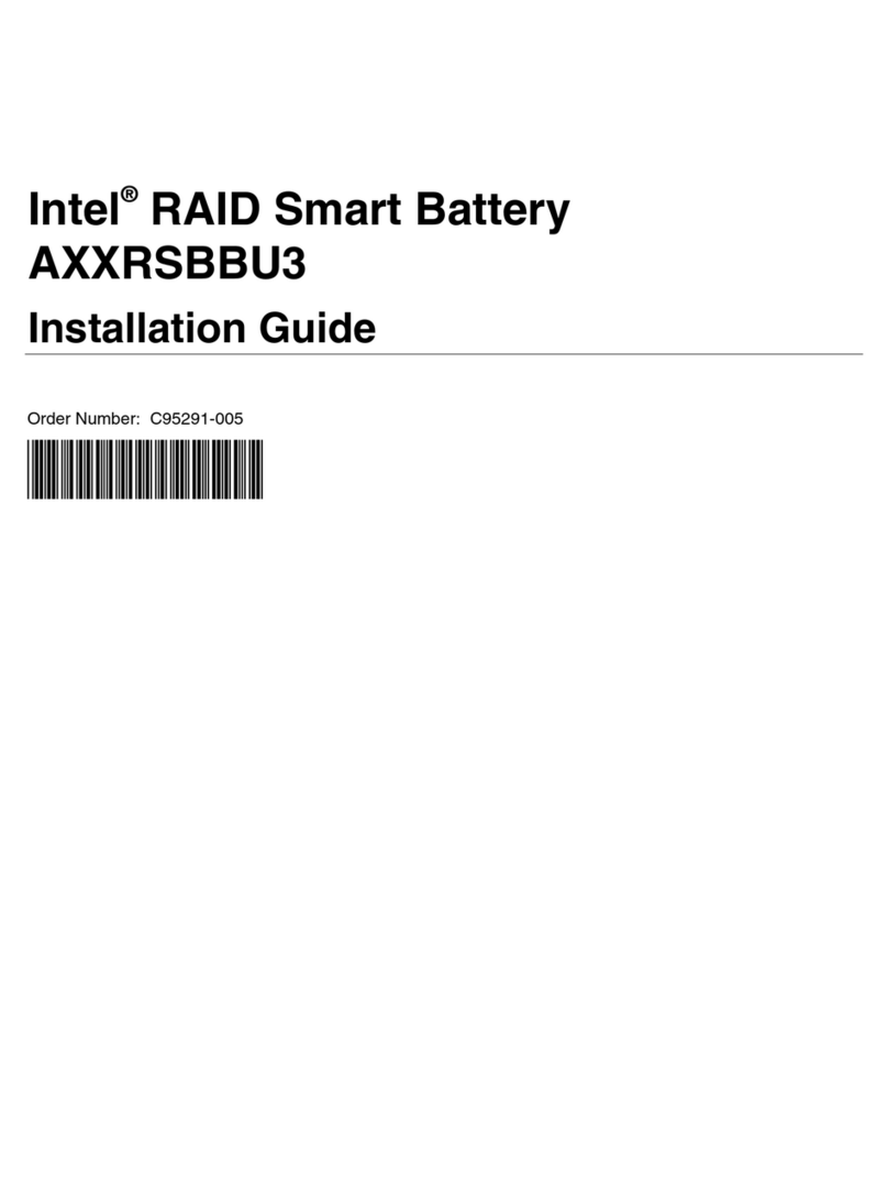 Intel AXXRSBBU3 User manual