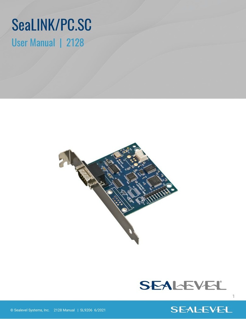 SeaLevel SeaLINK/PC.SC User manual