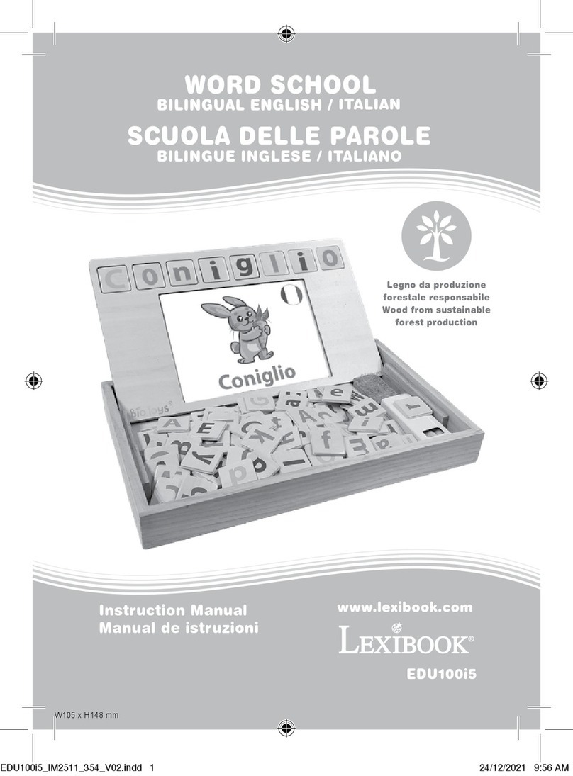 LEXIBOOK EDU100i5 User manual