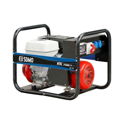 SDMO HX 7500 T IP54 Instruction and maintenance manual