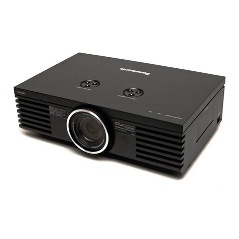 Panasonic PT-AE2000U Service manual