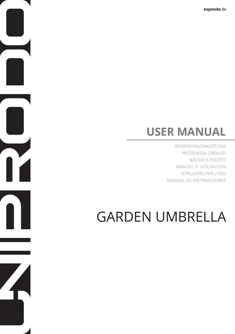 UNIPRODO UNI UMBRELLA SQ250CR N user manual
