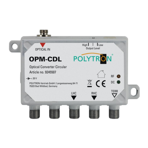 Polytron OPM-CDL User manual
