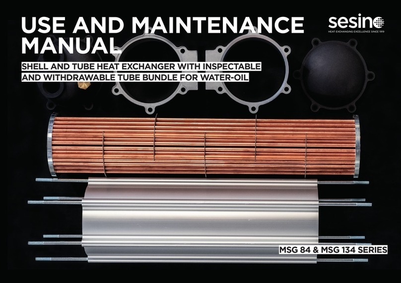 Sesino MSG 84 Series Use and maintenance manual
