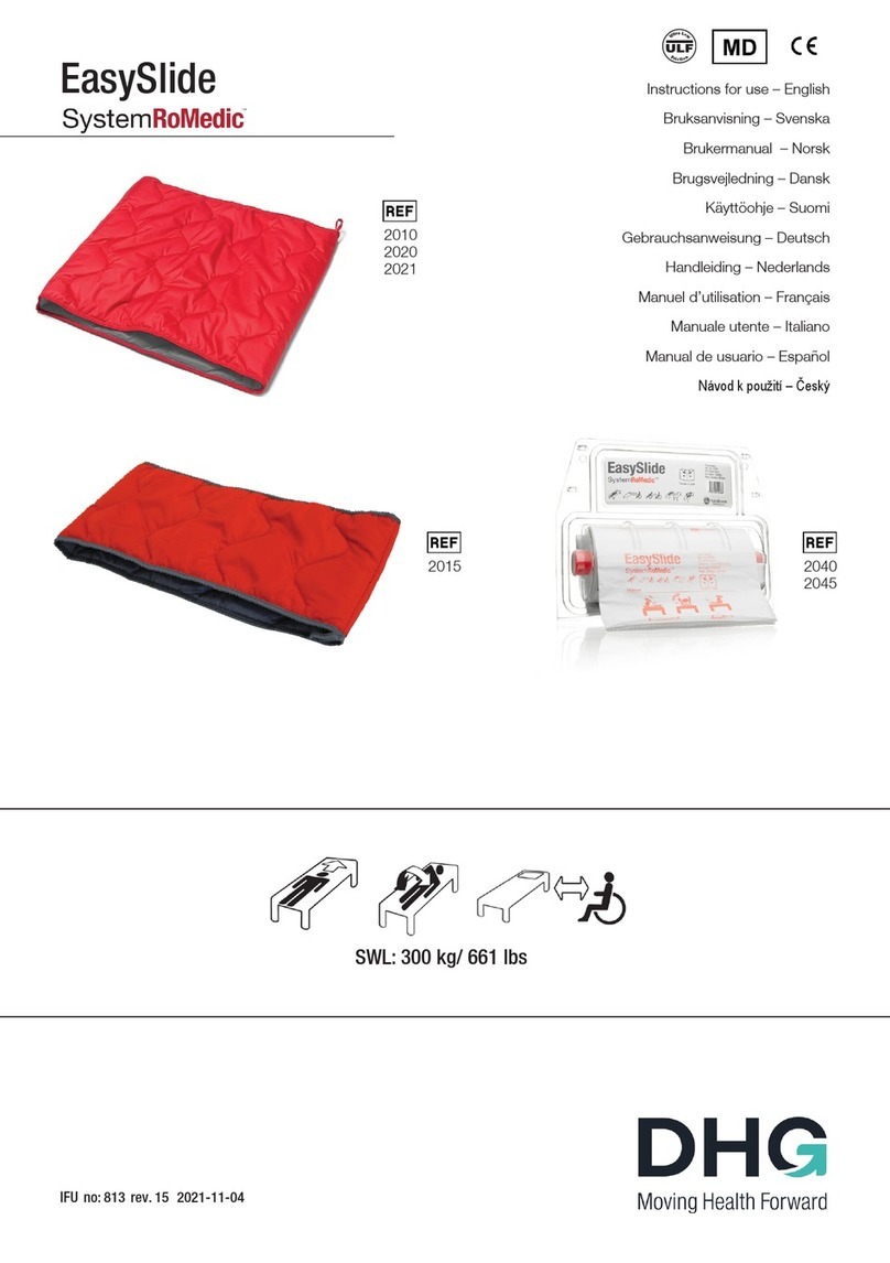 DHG EasySlide SystemRoMedic 2010 Instructions for use