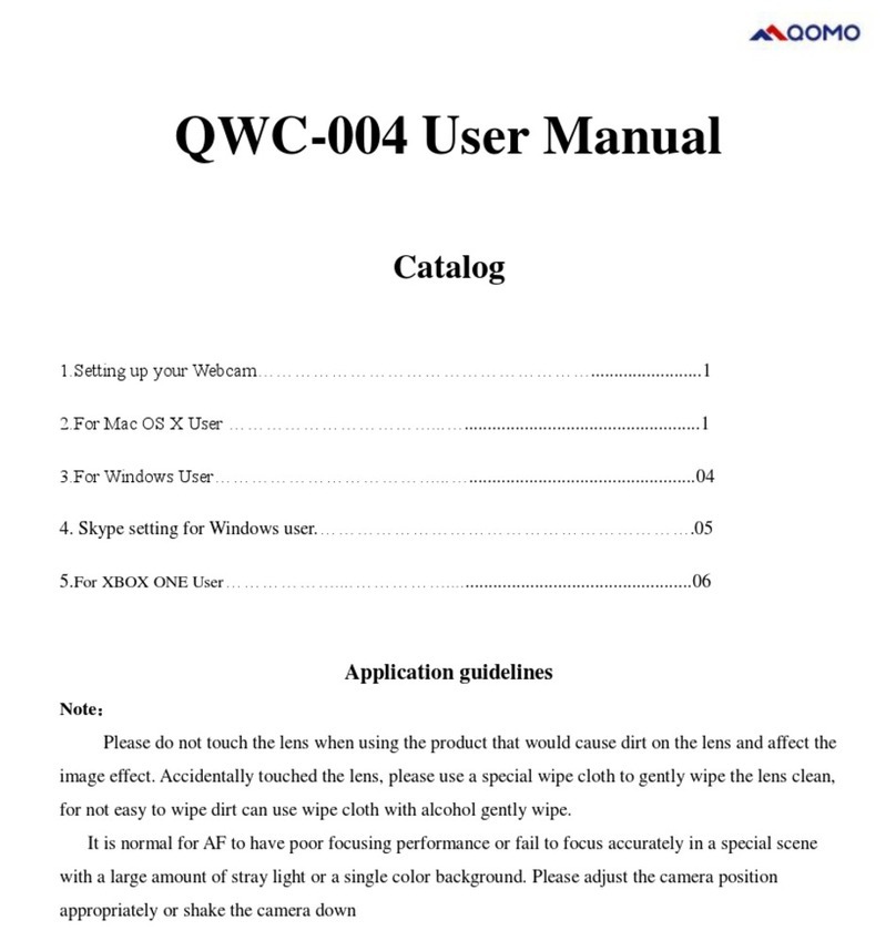 Qomo QWC-004 user manual