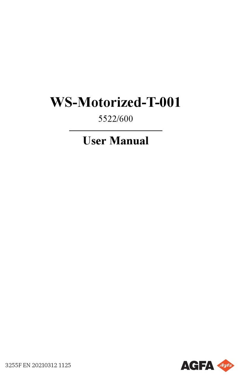 AGFA WS-Motorized-T-001 user manual
