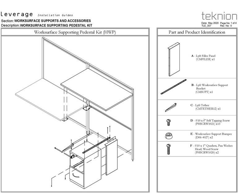 Teknion Leverage User manual