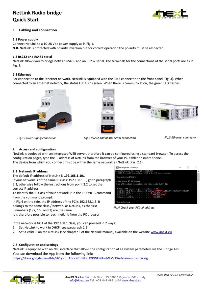 4next NetLink quick start