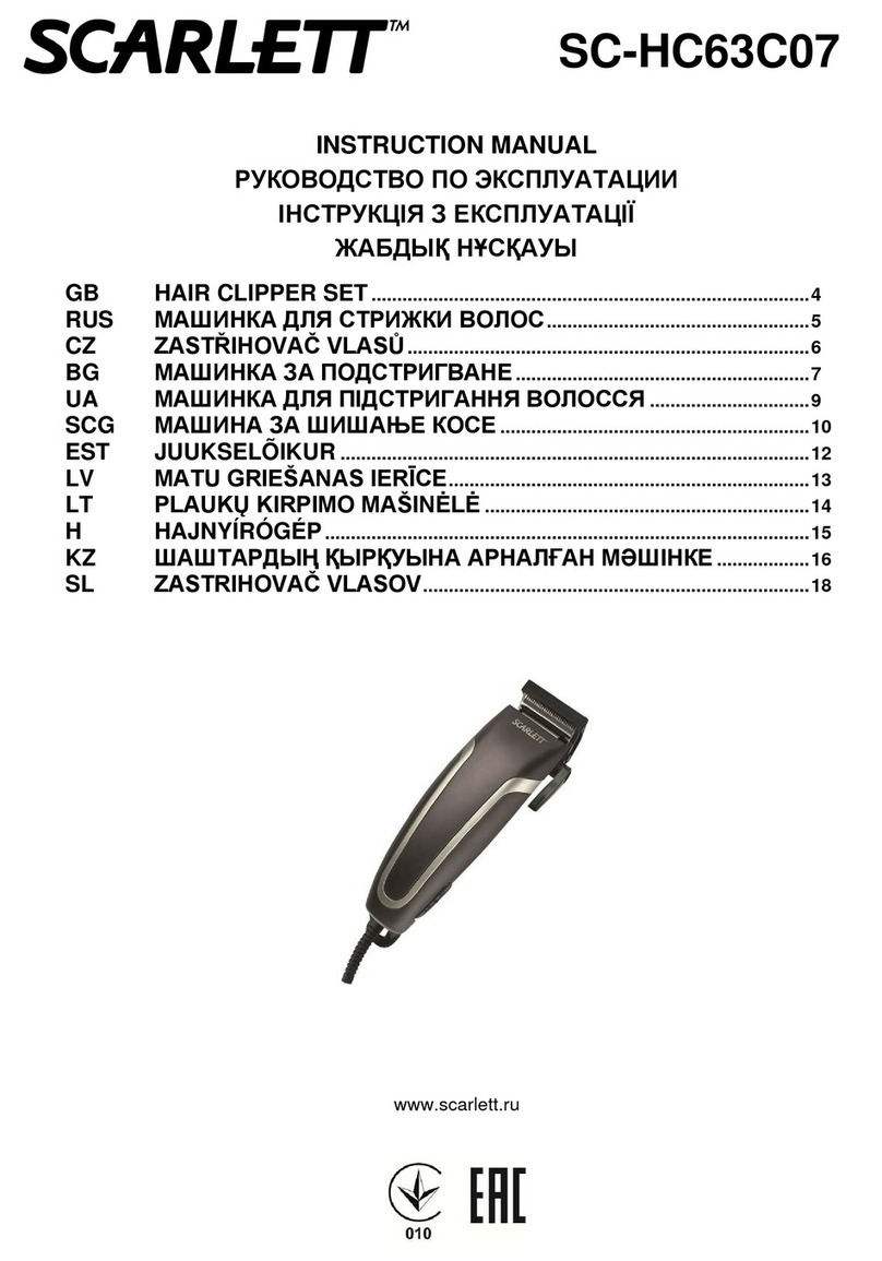 Scarlett SC-HC63C07 instruction manual