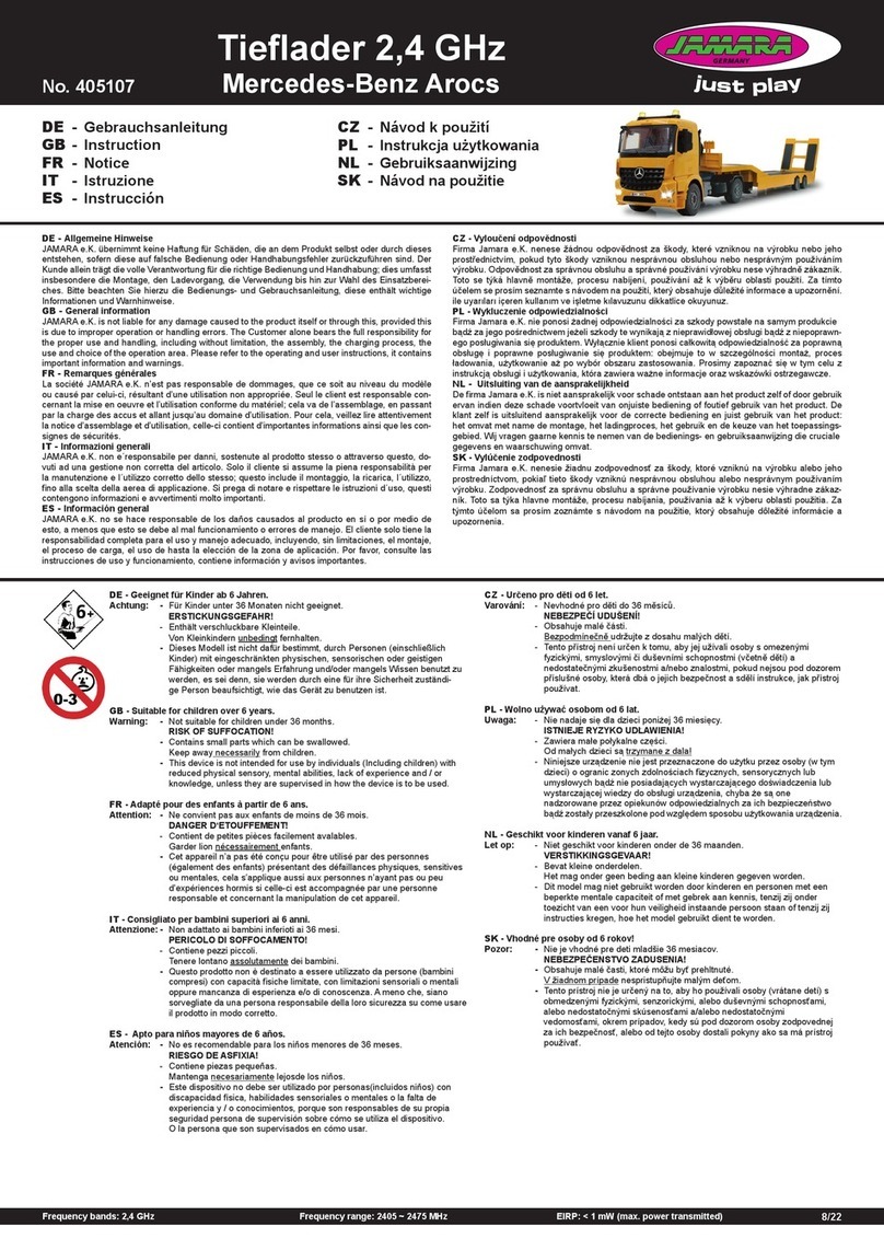 Jamara 405107 instruction manual