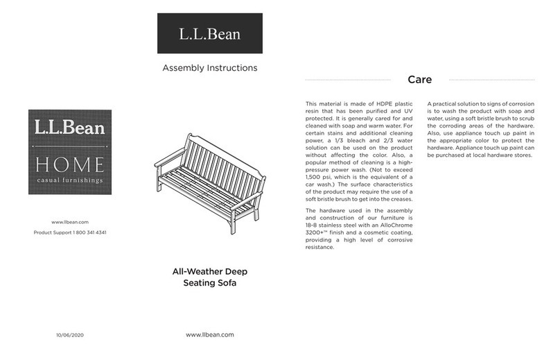 L.L.Bean 514494 Assembly instructions L.L.Bean 514494 Assembly instructions