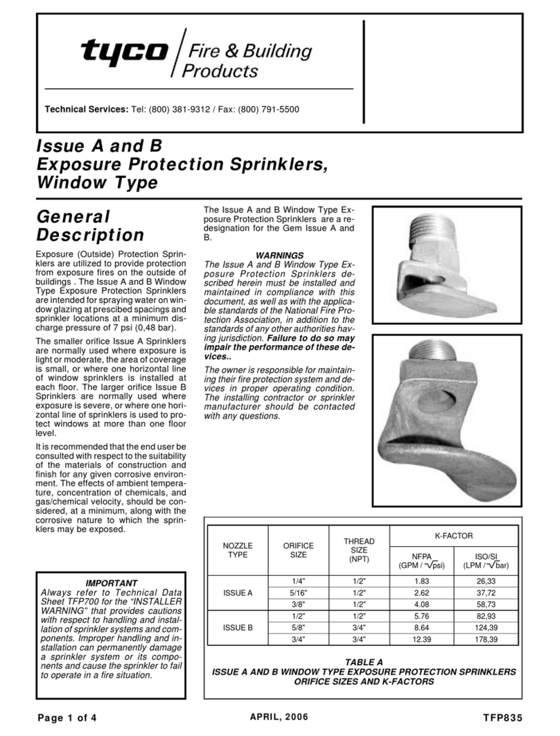 Tyco Issue A User manual