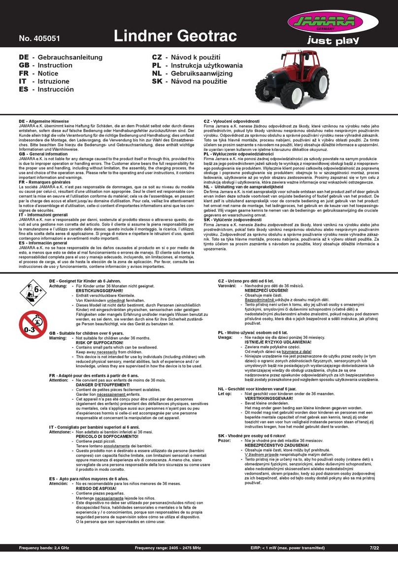 Jamara 405051 instruction manual