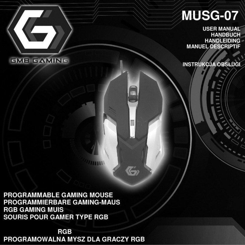 GMB Gaming MUSG-07 user manual