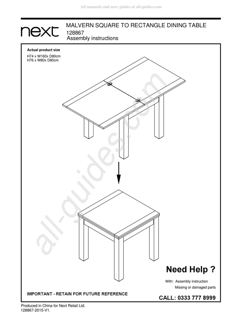 Next MALVERN 128867 User manual Next MALVERN 128867 User manual