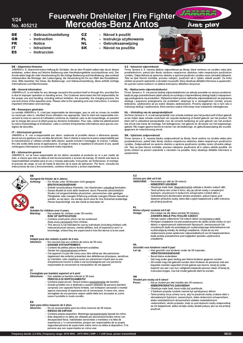 Jamara 405212 instruction manual