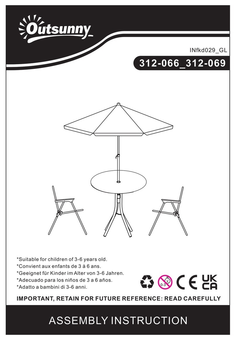 Outsunny 312-066 User manual
