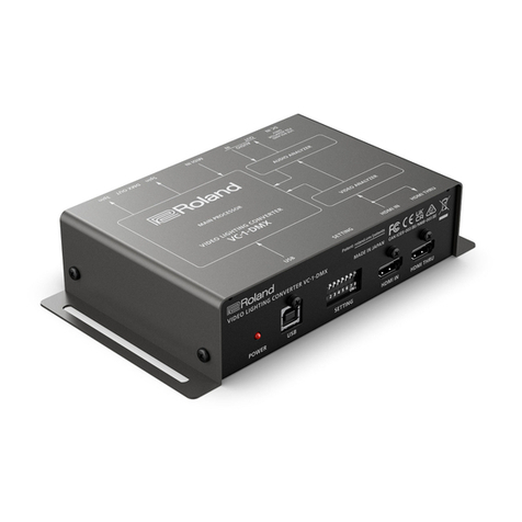 Roland VC-1-DMX User manual