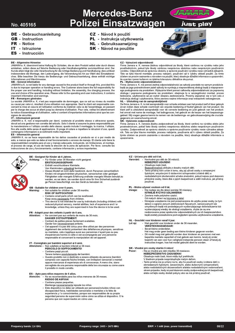 Jamara 405165 instruction manual