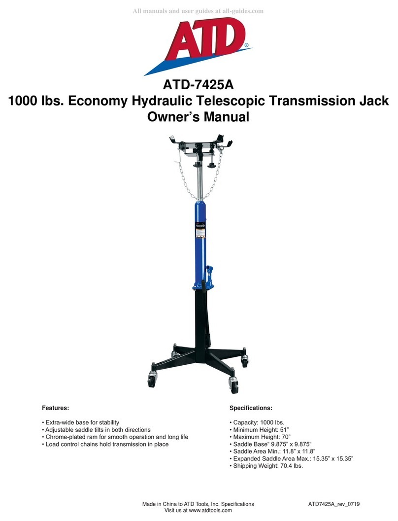 ATD Tools 7425A owner's manual