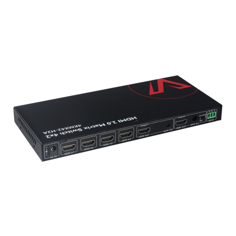 AV Access 4KMX42-H2A User manual AV Access 4KMX42-H2A User manual