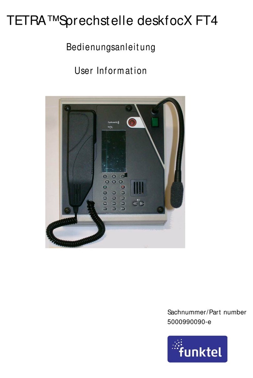 Funktel deskfocX FT4 User information