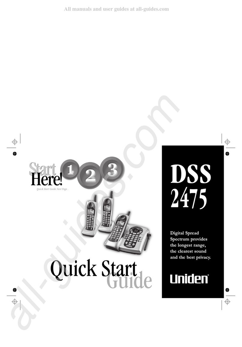 Uniden DSS 2475 User manual
