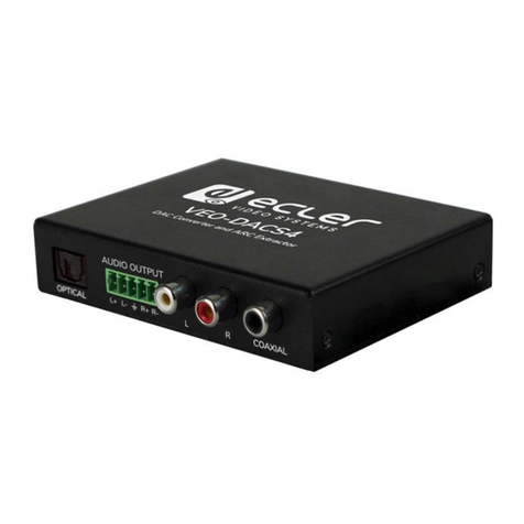 Ecler VEO-DACS4 user manual