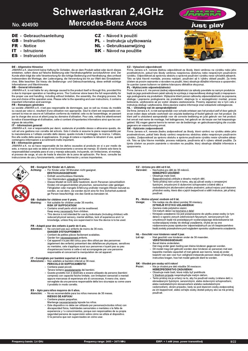 Jamara 404950 User manual
