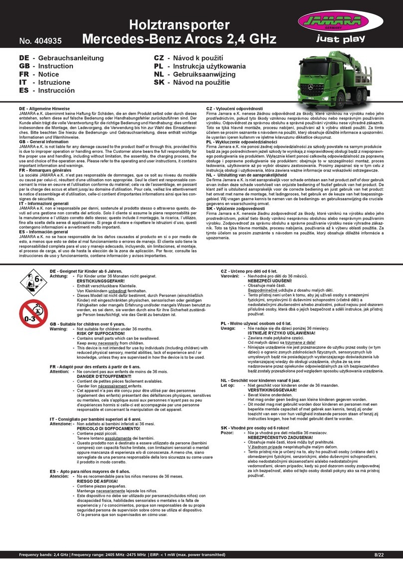 Jamara 404935 instruction manual