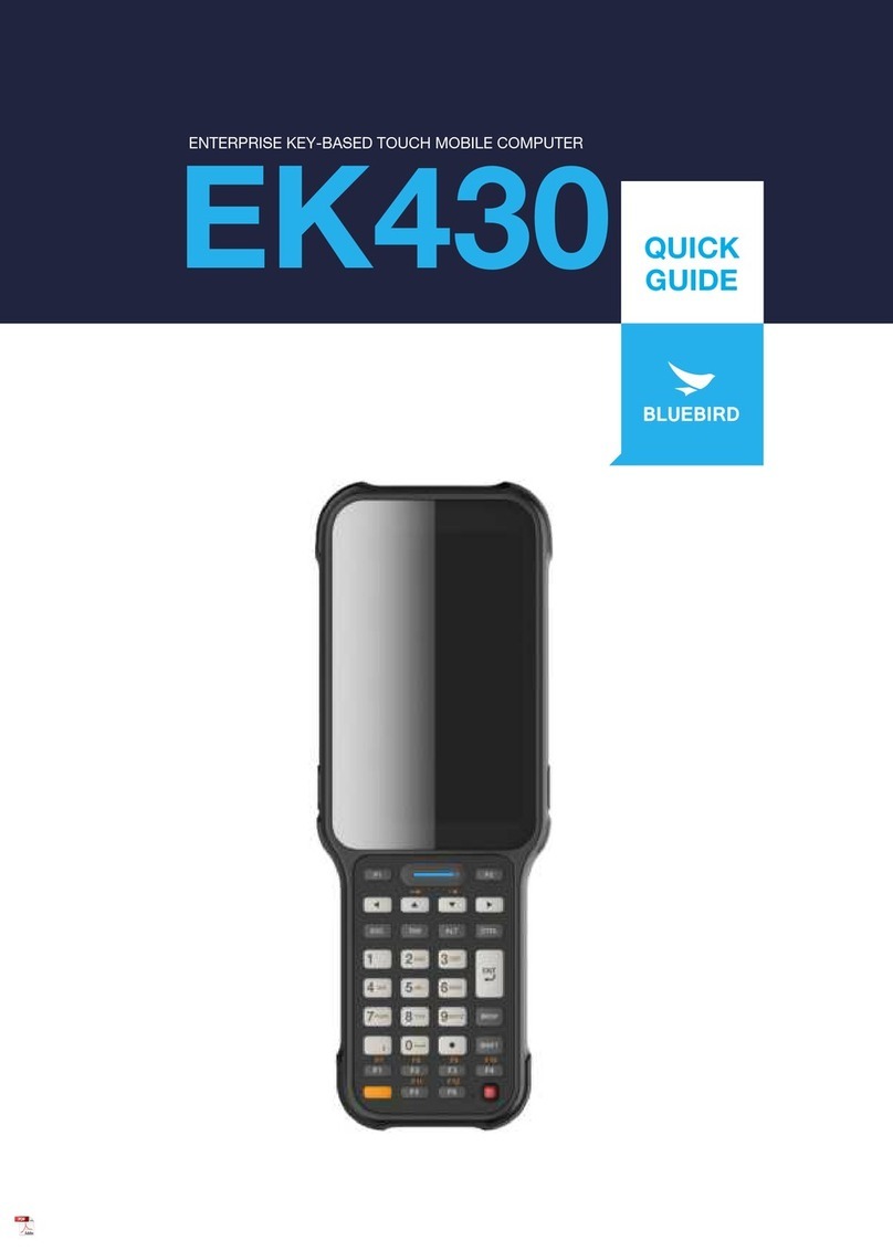 Bluebird EK430 quick guide